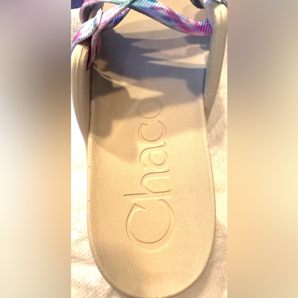 Colorful Tie-Dye CHACO CHILLOS SLIDE - KIDS 2 - Picture 6 of 6